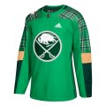 Wholesale Cheap Adidas Sabres Blank adidas Green St. Patrick's Day Authentic Practice Stitched NHL Jersey
