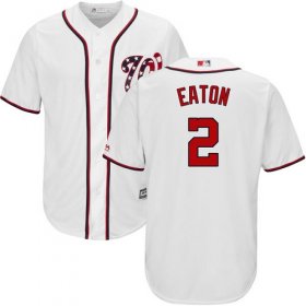 Wholesale Cheap Nationals #2 Adam Eaton White Cool Base Stitched Youth MLB Jersey