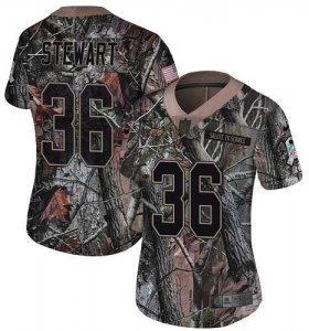 Wholesale Cheap Nike Buccaneers #36 M.J. Stewart Camo Women\'s Stitched NFL Limited Rush Realtree Jersey