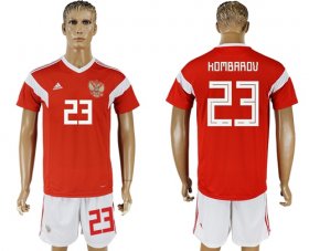 Wholesale Cheap Russia #23 Kombarov Home Soccer Country Jersey