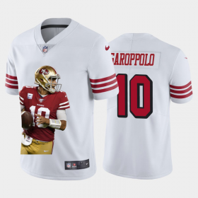Cheap San Francisco 49ers #10 Jimmy Garoppolo Nike Team Hero 3 Rush Vapor Limited NFL Jersey White