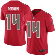 Wholesale Cheap Nike Buccaneers #14 Chris Godwin Red Men's Stitched NFL Limited Rush Jersey