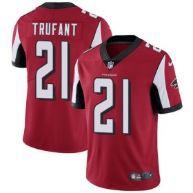 Wholesale Cheap Nike Falcons #21 Desmond Trufant Red Team Color Men\'s Stitched NFL Vapor Untouchable Limited Jersey
