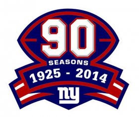 Wholesale Cheap Stitched NFL New York Giants 1925-2014 Season Jersey Patch