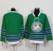 Wholesale Cheap Oakland Seals Blank Green CCM Throwback Stitched NHL Jersey