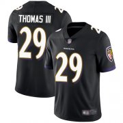 Wholesale Cheap Nike Ravens #29 Earl Thomas III Black Alternate Men's Stitched NFL Vapor Untouchable Limited Jersey