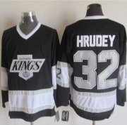 Wholesale Cheap Kings #32 Kelly Hrudey Black CCM Throwback Stitched NHL Jersey