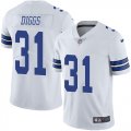 Wholesale Cheap Nike Cowboys #31 Trevon Diggs White Men's Stitched NFL Vapor Untouchable Limited Jersey