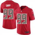 Wholesale Cheap Nike Buccaneers #99 Warren Sapp Red Men's Stitched NFL Limited Rush Jersey