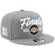 Wholesale Cheap Lakers Team Logo 2020 NBA Finals Gray Adjustable Hat SG