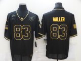Wholesale Cheap Men's Las Vegas Raiders #83 Darren Waller Black Gold 2020 Salute To Service Stitched NFL Nike Limited Jersey