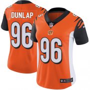 Wholesale Cheap Nike Bengals #96 Carlos Dunlap Orange Alternate Women's Stitched NFL Vapor Untouchable Limited Jersey