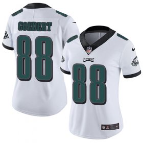 Wholesale Cheap Nike Eagles #88 Dallas Goedert White Women\'s Stitched NFL Vapor Untouchable Limited Jersey