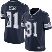 Wholesale Cheap Nike Cowboys #31 Trevon Diggs Navy Blue Team Color Men's Stitched NFL Vapor Untouchable Limited Jersey