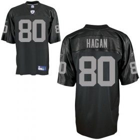 Wholesale Cheap Raiders #80 Derek Hagan Black Stitched NFL Jersey