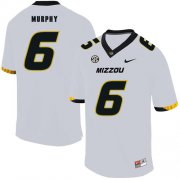 Wholesale Cheap Missouri Tigers 6 Marcus Murphy III White Nike College Football Jersey