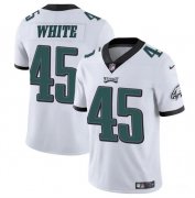 Cheap Men's Philadelphia Eagles #45 Devin White White Vapor Untouchable Limited Football Stitched Jersey