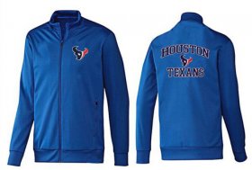 Wholesale Cheap NFL Houston Texans Heart Jacket Blue