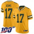 Wholesale Cheap Nike Packers #17 Davante Adams Gold Men's Stitched NFL Limited Inverted Legend 100th Season Jersey