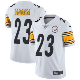 Wholesale Cheap Nike Steelers #23 Joe Haden White Men\'s Stitched NFL Vapor Untouchable Limited Jersey