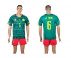 Wholesale Cheap Cameroon #6 A.Song Home World Cup Soccer Country Jersey