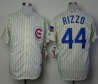 Wholesale Cheap Cubs #44 Anthony Rizzo Cream 1969 Turn Back The Clock Stitched MLB Jersey