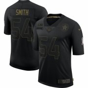 Cheap Dallas Cowboys #54 Jaylon Smith Nike 2020 Salute To Service Limited Jersey Black