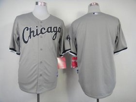 Wholesale Cheap White Sox Blank Grey Cool Base Stitched MLB Jersey