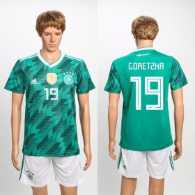 Wholesale Cheap Germany #19 Goretzka Away Soccer Country Jersey