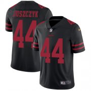 Wholesale Cheap Nike 49ers #44 Kyle Juszczyk Black Alternate Men's Stitched NFL Vapor Untouchable Limited Jersey