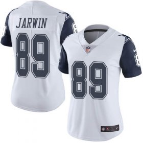 Wholesale Cheap Nike Cowboys #89 Blake Jarwin White Women\'s Stitched NFL Limited Rush Jersey
