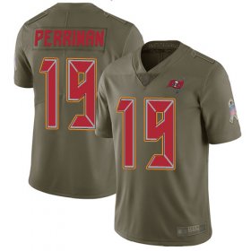 Wholesale Cheap Nike Buccaneers #19 Breshad Perriman Olive Men\'s Stitched NFL Limited 2017 Salute to Service Jersey