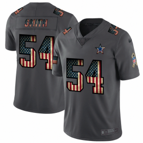 Wholesale Cheap Dallas Cowboys #54 Jaylon Smith Nike 2018 Salute to Service Retro USA Flag Limited NFL Jersey
