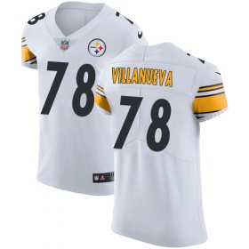 Wholesale Cheap Nike Steelers #78 Alejandro Villanueva White Men\'s Stitched NFL Vapor Untouchable Elite Jersey