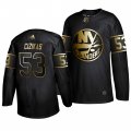 Wholesale Cheap Adidas Islanders #53 Casey Cizikas Men's 2019 Black Golden Edition Authentic Stitched NHL Jersey
