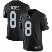 Wholesale Cheap Nike Raiders #8 Josh Jacobs Black Team Color Men's Stitched NFL Vapor Untouchable Limited Jersey