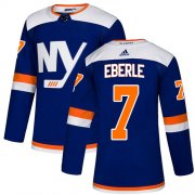 Wholesale Cheap Adidas Islanders #7 Jordan Eberle Blue Authentic Alternate Stitched NHL Jersey