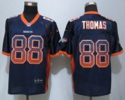 Wholesale Cheap Nike Broncos #88 Demaryius Thomas Navy Blue Alternate Men's Stitched NFL Elite Drift Fashion Jersey
