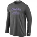 Wholesale Cheap Nike Indianapolis Colts Heart & Soul Long Sleeve T-Shirt Dark Grey