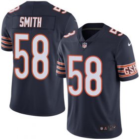 Wholesale Cheap Nike Bears #58 Roquan Smith Navy Blue Team Color Men\'s Stitched NFL Vapor Untouchable Limited Jersey
