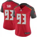 Wholesale Cheap Nike Buccaneers #93 Ndamukong Suh Red Team Color Women's Stitched NFL Vapor Untouchable Limited Jersey