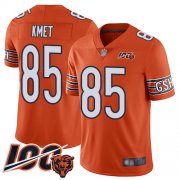 Wholesale Cheap Nike Bears #85 Cole Kmet Orange Youth Stitched NFL Limited Rush 100th Season Jersey