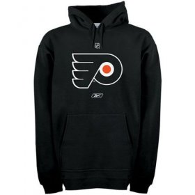 Wholesale Cheap Reebok Philadelphia Flyers Primary Logo Pullover Hoodie Black