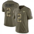 Wholesale Cheap Nike Chiefs #2 Dustin Colquitt Olive/Camo Men's Stitched NFL Limited 2017 Salute To Service Jersey