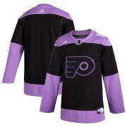 Wholesale Cheap Philadelphia Flyers Adidas Hockey Fights Cancer Practice Jersey Black