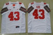 Wholesale Cheap Men's Ohio State Buckeyes #43 Darrin Lee White College Football Nike Limited Jersey