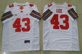 Wholesale Cheap Men\'s Ohio State Buckeyes #43 Darrin Lee White College Football Nike Limited Jersey