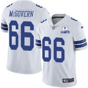 Wholesale Cheap Nike Cowboys #66 Connor McGovern White Men's Stitched With Established In 1960 Patch NFL Vapor Untouchable Limited Jersey