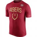 Wholesale Cheap San Francisco 49ers Nike Legend Icon Performance T-Shirt Scarlet