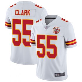 Wholesale Cheap Nike Chiefs #55 Frank Clark White Men\'s Stitched NFL Vapor Untouchable Limited Jersey